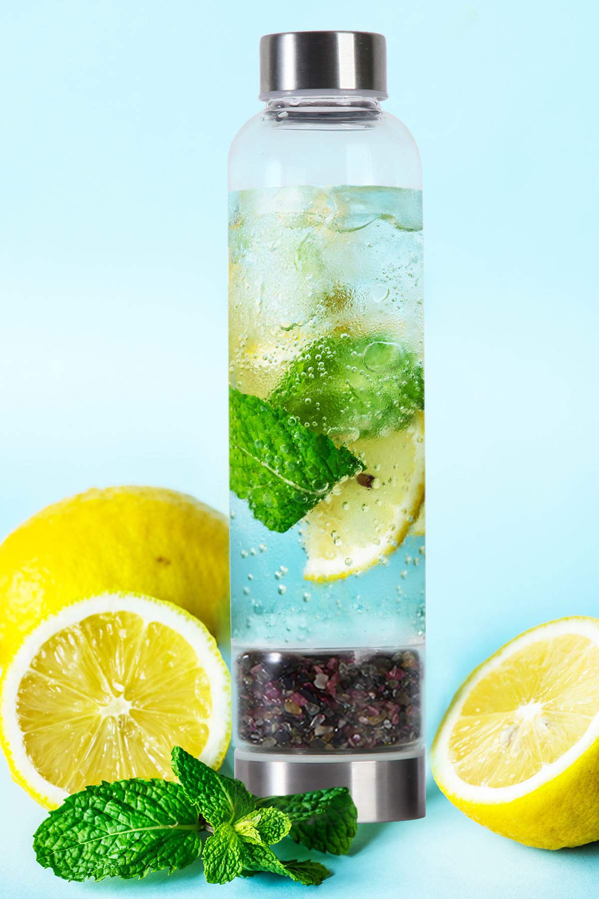 Amazon.co.jp: AMOYSTONE クリスタルストーン Elixir ウォーターボトル